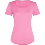 Dámské tričko Merino Blend 125 Cool-Lite Sphere SS Scoop Tee Icebreaker Pop velikost oblečení XL