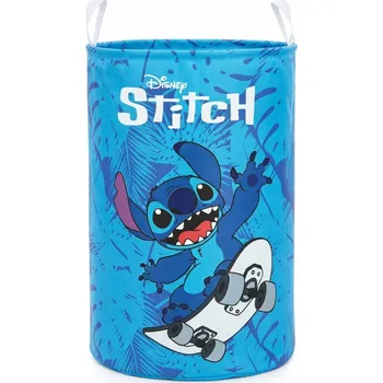 Úložný box Aymax Koš na prádlo-plyšáky LILO A STITCH modrý 52x30 cm