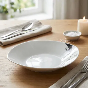 Talíř Hluboký čtvercový talíř ODELO KOSIMA 23 cm bílý