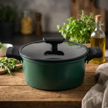 Hrnec Hrnec s poklicí HOMEDELUX ADELAIDE GREBLON C3 24 cm zelený