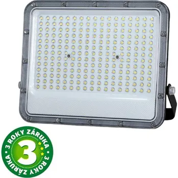 Prémiový ultratenký LED reflektor šedý 150W 14300lm, denní barva světla, 3 roky záruka