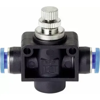 Ventil SCF-10 škrtící ventil, nástrčný, hadička 10mm (ABAC, FESTO)