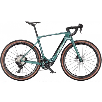Elektrokolo Gravel elektrokolo KTM Macina Gravelator SX Prime DI2 Royal Teal XL 59