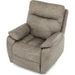 TV a relaxační křeslo Autronic s manuálním ovládáním, potah lanýžová látka v dekoru vintage (TV-4092 LAN3)