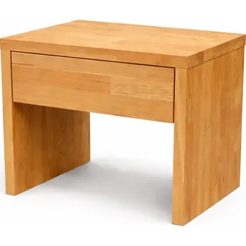 Noční stolek Slee Uni Z noční stolek - masivní dub Moření: dub grau, Provedení: Dub cink