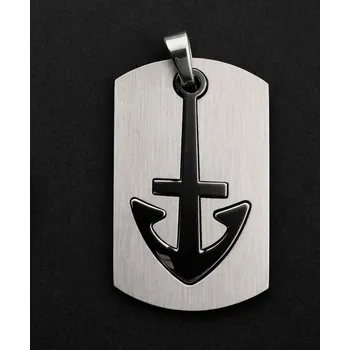 Přívěsek Pánský ocelový přívěsek kotva – stylový náhrdelník z nerezové oceli