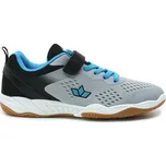 LICO KEY VS 366407 grau/schwarz/blau, juniorské tenisky vel.38 (Chlapecké tenisky LICO Key na suchý zip a pružné tkaničky)