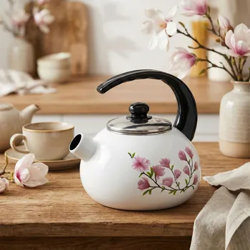 Konvice na čaj Smaltovaná konvice ODELO ELADIO MAGNOLIA 2,2 l bílá