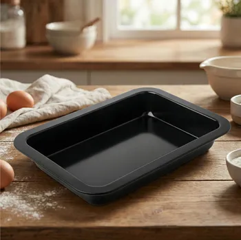 Plech na pečení Obdélníková forma na pečení ODELO MICHELLE 34 × 24 × 5 cm černá