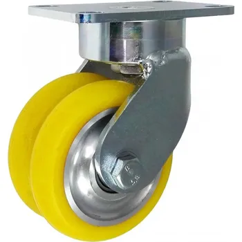Pojezdové kolečko Polyuretanové kolo zdvojené 75 mm