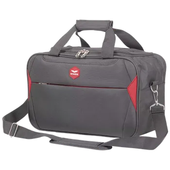 Cestovní taška WINGS Příruční zavazadlo pro RYANAIR DIPPER 40x25x20 GREY