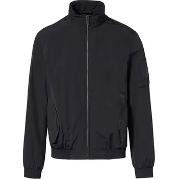 Pánská casual bunda Porsche Design Airlight Blouson Bunda volnočasová sportovní na zip černá (Vodoodpudivá tkanina a elastické náplety na rukávech a v pasu)