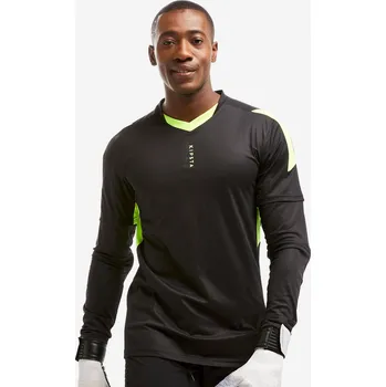 KIPSTA Brankářský dres F500 černý S ZELENÁ|ČERNÁ|ŽLUTÁ