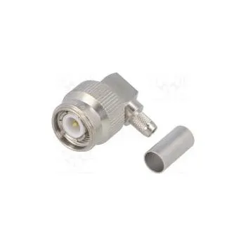 Elektrická zásuvka Zástrčka TNC vidlice úhlové 90° 50Ω RG142,RG223,RG400 teflon