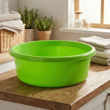 Koš na prádlo Kulatá miska DAILY INTERNATIONAL HOME VICKY 20 l 46 cm zelená