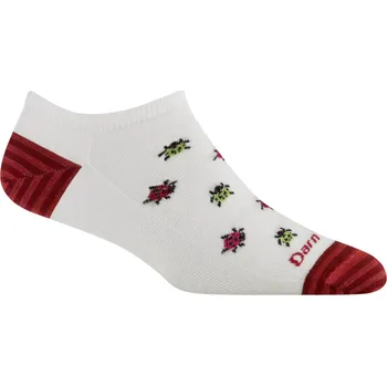 Pánské ponožky Dámské ponožky Darn Tough Lucky Lady No Show Lightweight Velikost ponožek: S / Barva: bílá