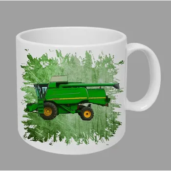 Moon River John Deere 9660 hrnek s kombajnem zelený obsah 330 ml (hrneček kombajn)