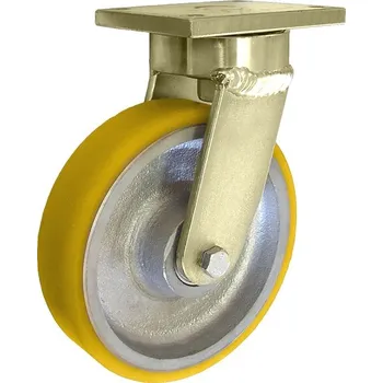 Pojezdové kolečko Vysoko zátěžové kolo v otočné svařované vidlici ZABI 160 mm