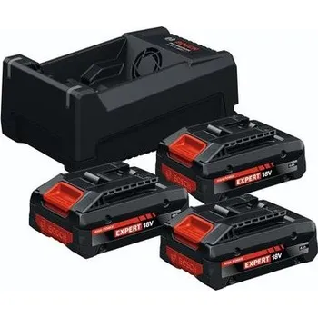 BOSCH Startovací sada 3× akumulátor 18V 4.0 Ah 0615V0005X