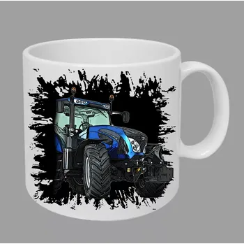 Moon River Landini 215 hrnek s traktorem černý obsah 330 ml (hrneček traktor)