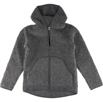 Dámská mikina Vlnka Mikina z ovčí vlny s kapucí tmavě šedá velikost oblečení S