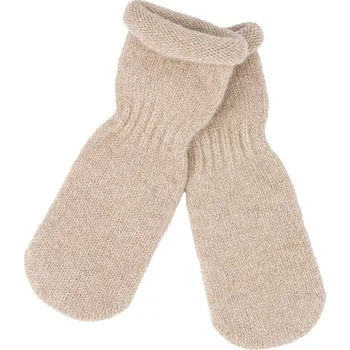 Vlnka Novorozenecké ponožky s kašmírem hnědá velikost obuv dětské 0 - 6 Měsíců