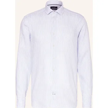 Pánská košile Olymp Signature Pánská Lněná Košile Tailored Fit, tmavě modrá...