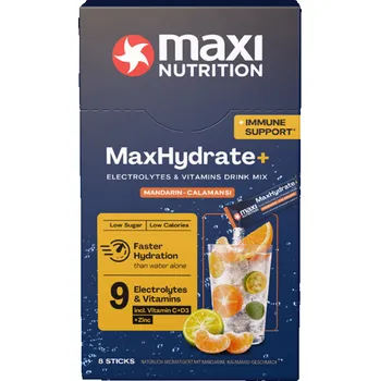 Hydratační prášek + Imunita, příchuť mandarinka Kalamansi 128 g (8 x 16 g)