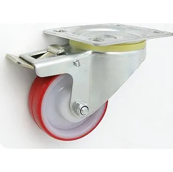 Pojezdové kolečko Plastové kolo 80 mm otočná vidlice s deskou