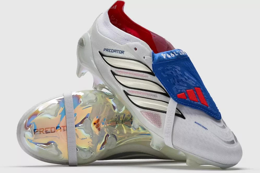 Kopačky adidas Predator Elite FG bílá/modrá