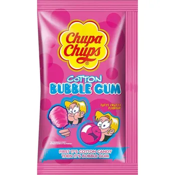 Cukrovinka Chupa Chups Cotton Bubble Gum Tutti Frutti 11g