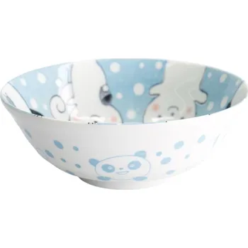Sada nádobí Tokyo Design Studio Kawaii Animals Ramen Bowl Blue 21x7.8cm 1000ml 33023 3/36