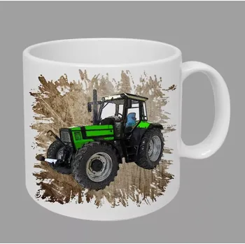 Moon River Deutz-Fahr hrnek s traktorem hnědý obsah 330 ml (hrneček traktor)