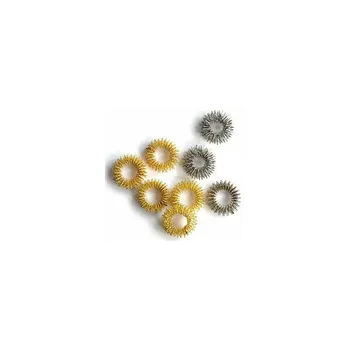 Masážní přístroj SU JOK Masážní prstýnek – průměr 24 mm - zlatý Stříbrná