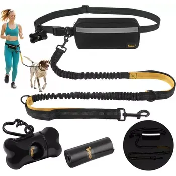 Vodítko pro psa Běžecká ledvinka s vodítkem na psa + příslušenství