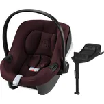 Autosedačka CYBEX Aton B2 i-Size Silver Line včetně báze, red