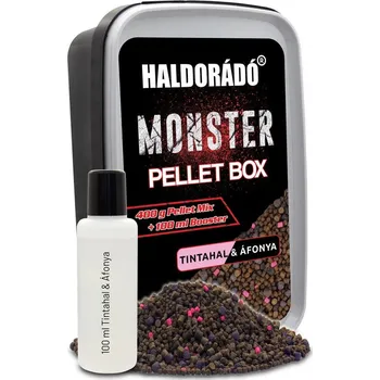 Haldorádó Pelety Monster Pellet Box 400 g 2 mm Kalamár-Borůvka