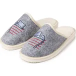 Vlnka Dámské filcové pantofle s Merino vlnou kočička velikost obuv dospělí 41