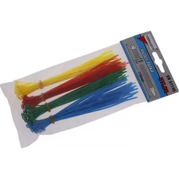 Lepicí páska Pásky vázací 150x2.5mm 100ks barevné