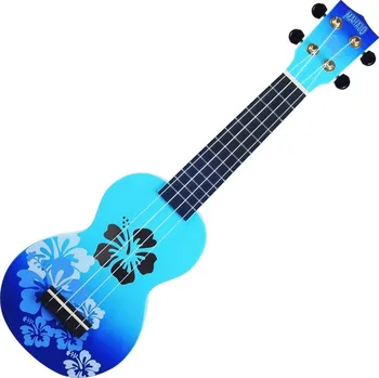 Ukulele Mahalo Hibiscus Hibiscus Blue Burst Sopránové ukulele (Jako nové)
