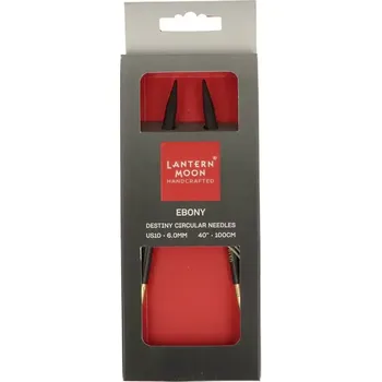 Jehlice KnitPro Lantern Moon kruhové fixní jehlice 100Cm 6mm (Lantern Moon’s Destiny circular knitting needles 100Cm 6mm)
