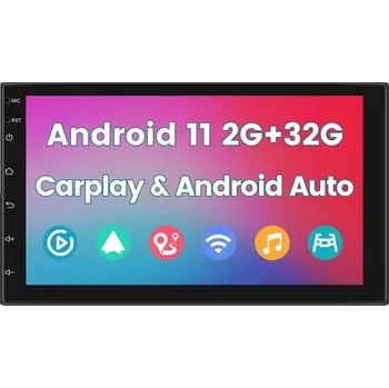 Autorádio 2DIN Autorádio 7" A3017 2GB+32GB Android 11 s CarPlay, Android Auto, GPS WIFI BT FM