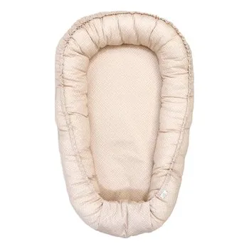 Dětský pokoj Hniezdo pre bábätko SOFTELLO - béžové šikmé čiarky