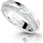 Třpytivý stříbrný prsten se zirkony M16020 Modesi / Obvod: 54 mm - 54 mm