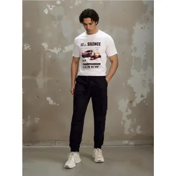 Sinsay - Cargo jogger kalhoty - černá - 527HS-99X - 527HS-99X-32