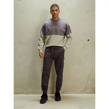 Pánské kalhoty Sinsay - Cargo jogger kalhoty - tmavě zelená - 527HS-79X - 527HS-79X-28