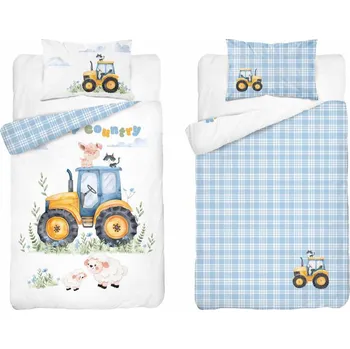 Povlečení Detexpol Povlečení do postýlky 100x135 + 40x60 cm - Veselá farma