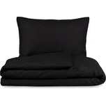 Kvalitex Bavlněné povlečení černé Rozměr povlečení: 1+2, 240x200, 70x90cm