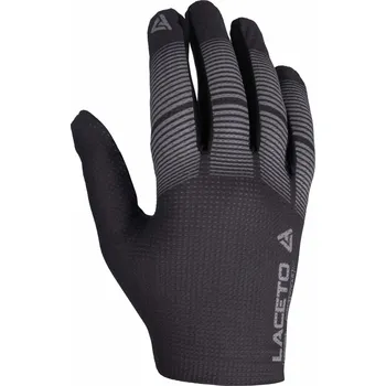 Cyklistické rukavice LACETO Cyklistické rukavice JET Black M