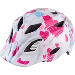 Pluto Light dětská cyklistická helma bílá-růžová velikost oblečení S-M